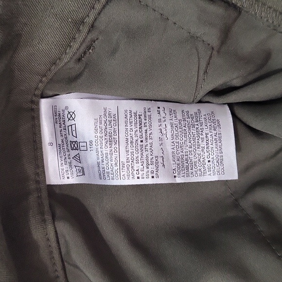 High-Rise Pixie Olive Pant - Picture 4 of 4